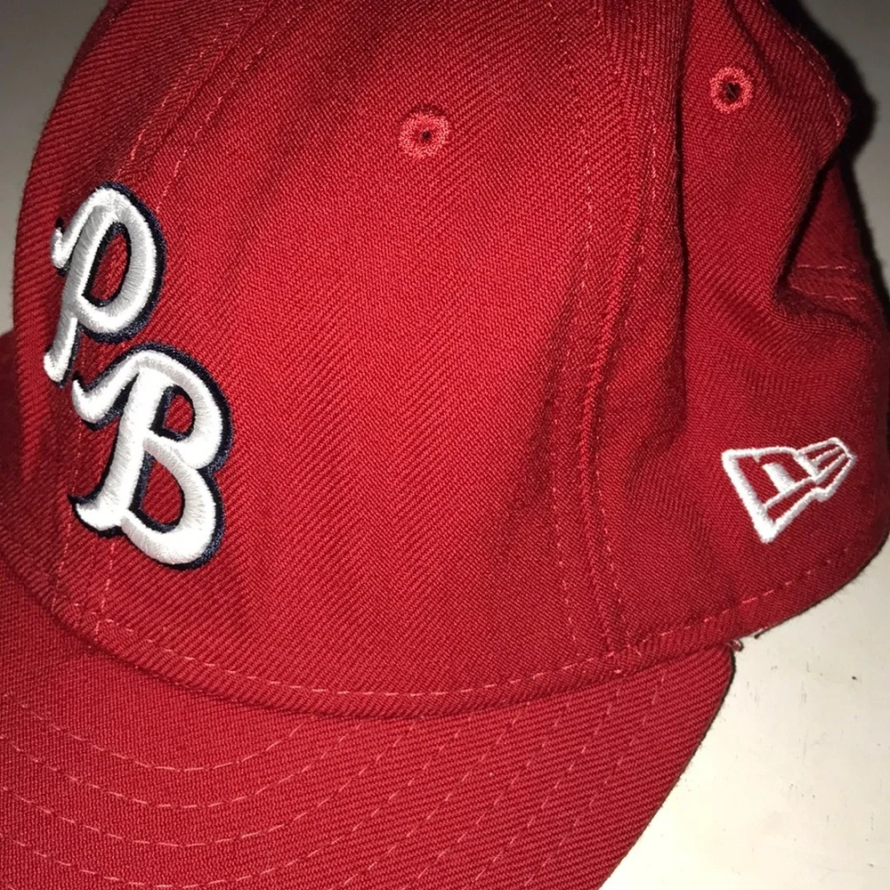 Palm Beach Cardinals New Era Red PB Embroidered Baseball Cap MiLB Hat 7 3/8